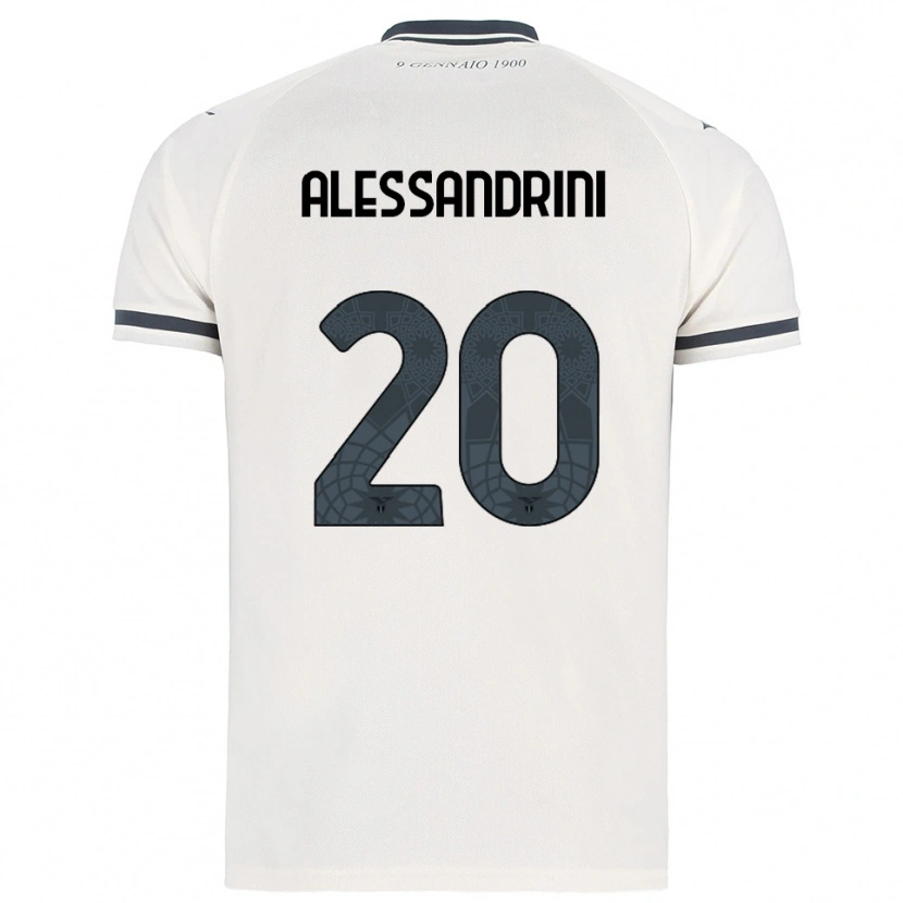 Danxen Niño Camiseta Fabrizio Alessandrini #20 Blanco Marino 2ª Equipación 2025/26 La Camisa México