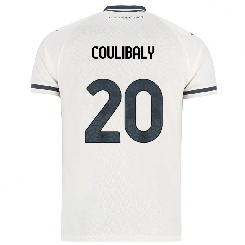 Danxen Niño Camiseta Larsson Coulibaly #20 Blanco Marino 2ª Equipación 2025/26 La Camisa México