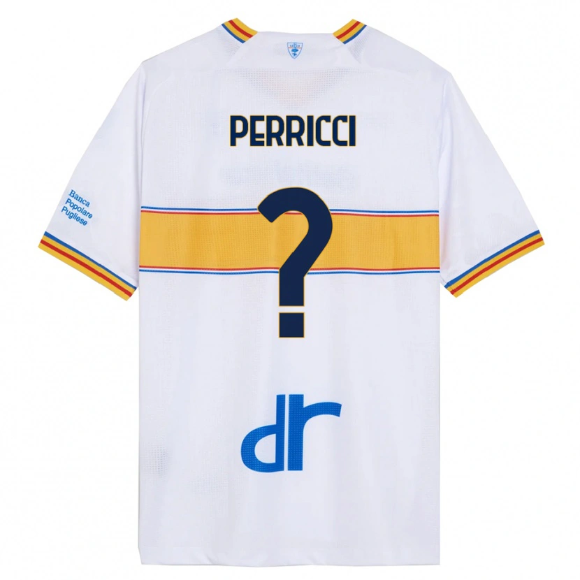 Danxen Niño Camiseta Gabriele Perricci #0 Blanco Amarillo 2ª Equipación 2025/26 La Camisa México