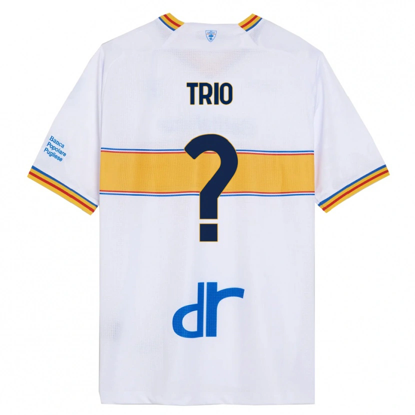 Danxen Niño Camiseta Stefano Trio #0 Blanco Amarillo 2ª Equipación 2025/26 La Camisa México