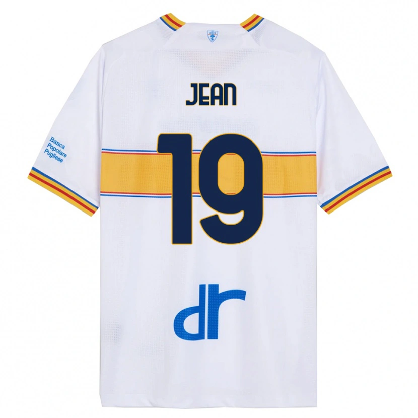 Danxen Niño Camiseta Gaby Jean #19 Blanco Amarillo 2ª Equipación 2025/26 La Camisa México