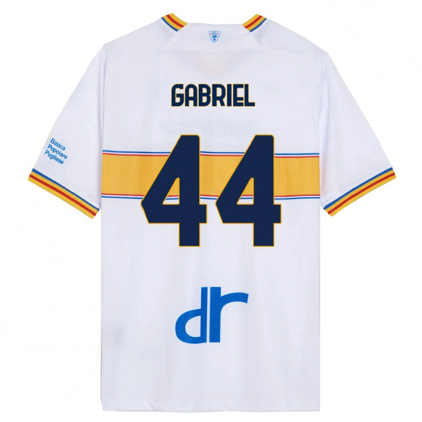 Danxen Niño Camiseta Tiago Gabriel #44 Blanco Amarillo 2ª Equipación 2025/26 La Camisa México