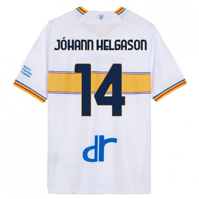 Danxen Niño Camiseta Thórir Jóhann Helgason #14 Blanco Amarillo 2ª Equipación 2025/26 La Camisa México