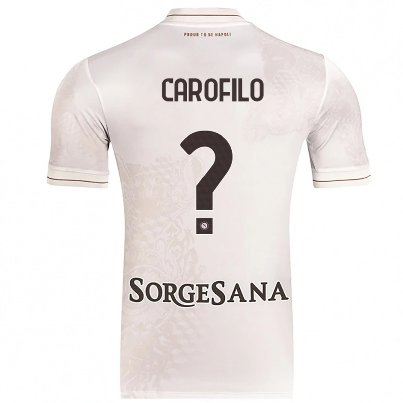 Danxen Niño Camiseta Salvatore Carofilo #0 Champán Marrón 2ª Equipación 2025/26 La Camisa México