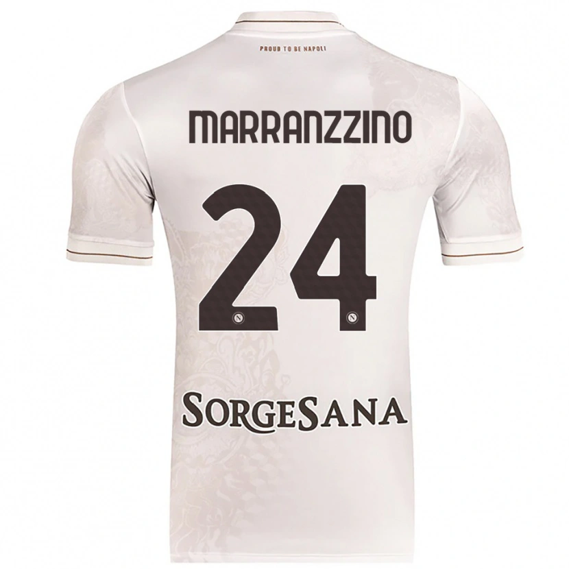 Danxen Niño Camiseta Pasquale Marranzzino #24 Champán Marrón 2ª Equipación 2025/26 La Camisa México