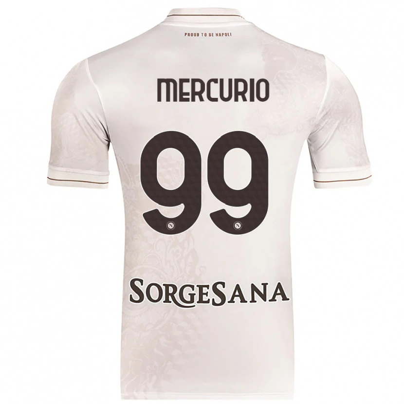 Danxen Niño Camiseta Giovanni Mercurio #99 Champán Marrón 2ª Equipación 2025/26 La Camisa México