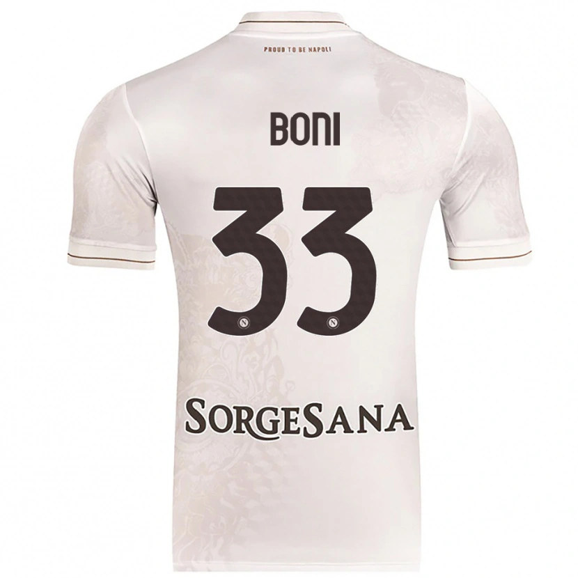 Danxen Niño Camiseta Landry Boni #33 Champán Marrón 2ª Equipación 2025/26 La Camisa México