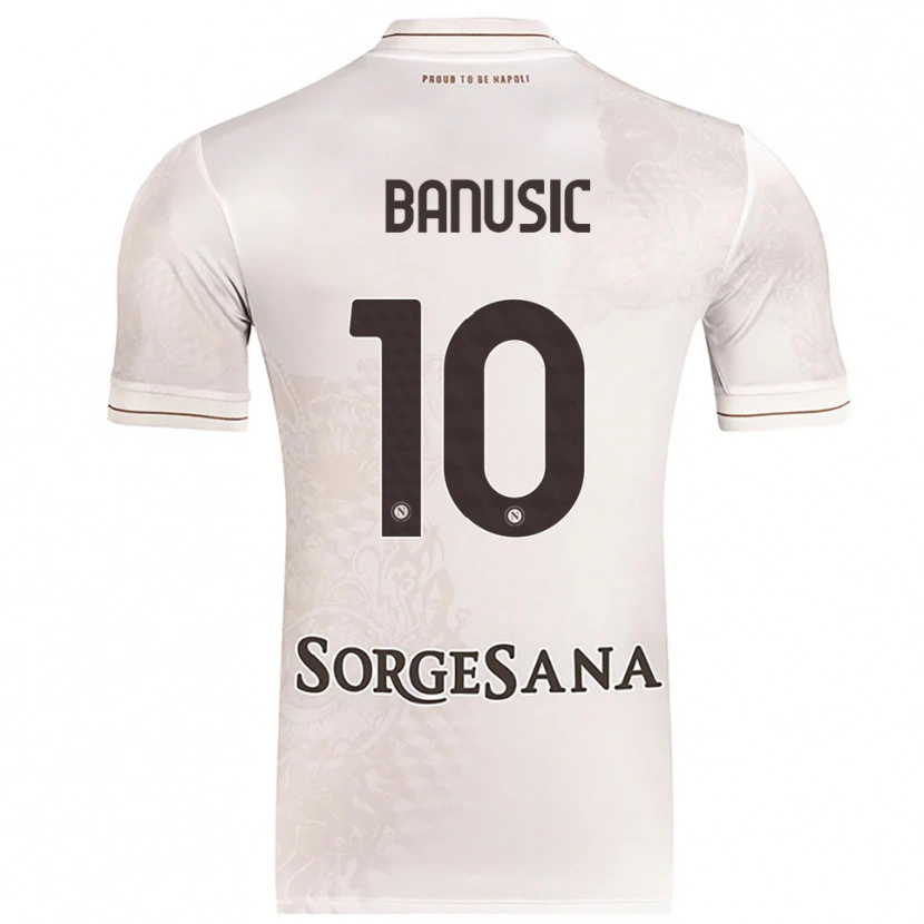 Danxen Niño Camiseta Marija Banušić #10 Champán Marrón 2ª Equipación 2025/26 La Camisa México
