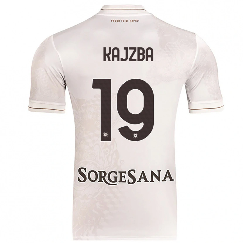 Danxen Niño Camiseta Nina Kajzba #19 Champán Marrón 2ª Equipación 2025/26 La Camisa México