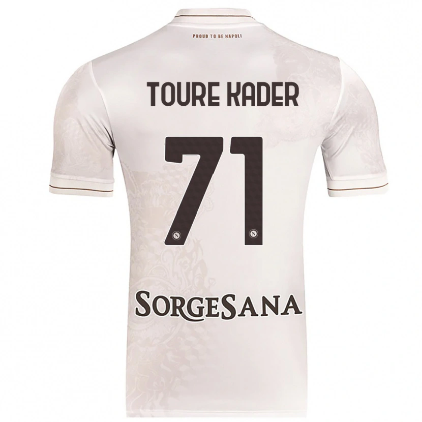 Danxen Niño Camiseta Aziz Toure Kader #71 Champán Marrón 2ª Equipación 2025/26 La Camisa México