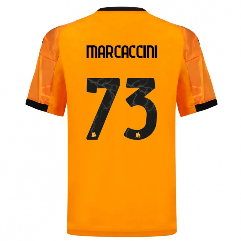 Danxen Niño Camiseta Alessio Marcaccini #73 Naranja Negro 2ª Equipación 2025/26 La Camisa México