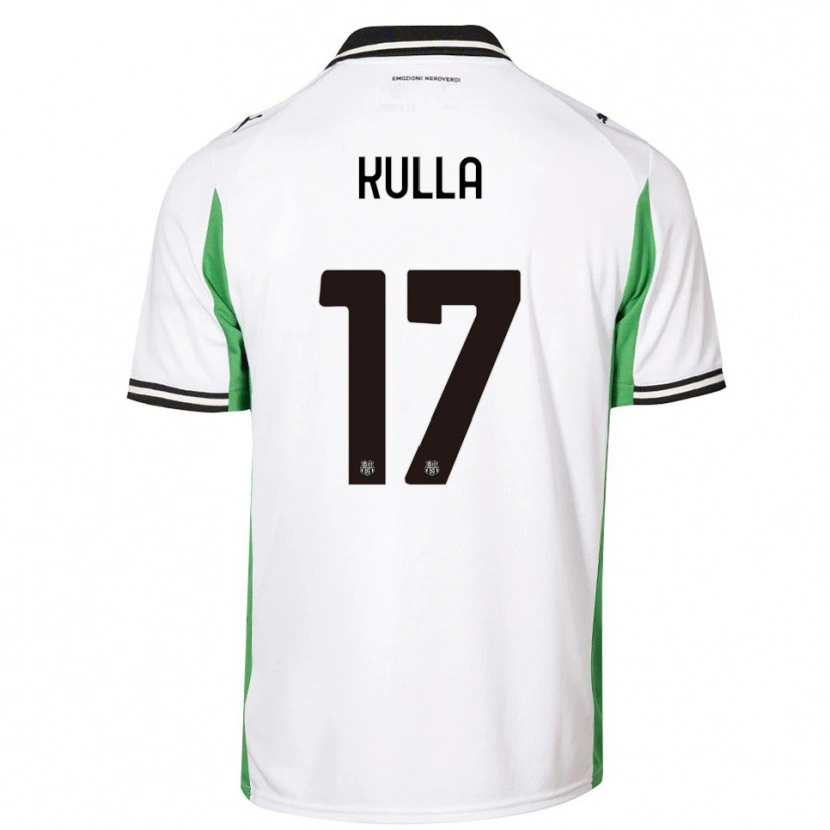 Danxen Niño Camiseta Gabriel Kulla #17 Blanco Verde Negro 2ª Equipación 2025/26 La Camisa México