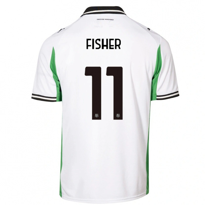Danxen Niño Camiseta Samantha Tru Fisher Conde #11 Blanco Verde Negro 2ª Equipación 2025/26 La Camisa México