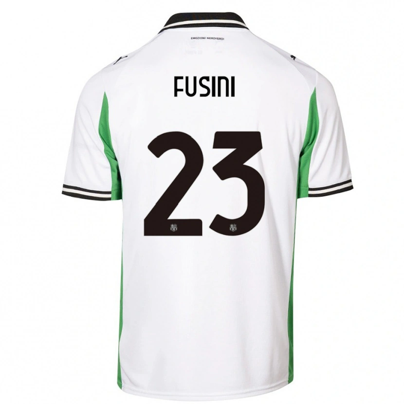 Danxen Niño Camiseta Martina Fusini #23 Blanco Verde Negro 2ª Equipación 2025/26 La Camisa México