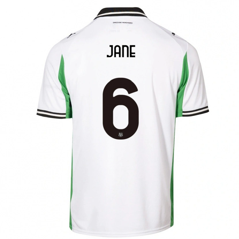 Danxen Niño Camiseta Refiloe Jane #6 Blanco Verde Negro 2ª Equipación 2025/26 La Camisa México