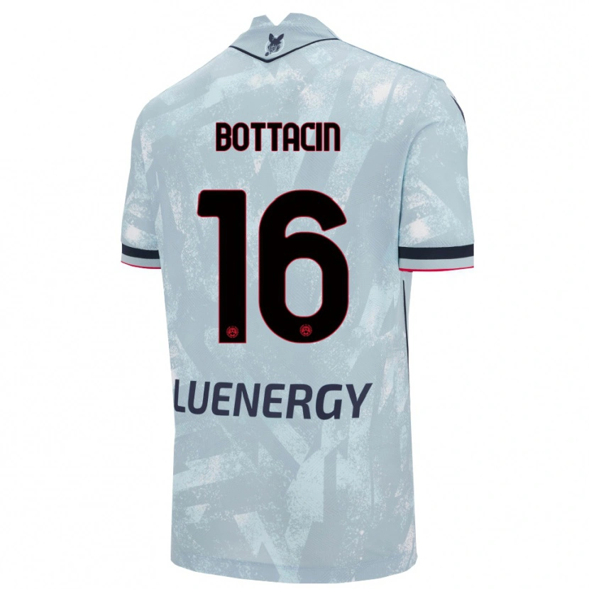 Danxen Niño Camiseta Enrico Bottacin #16 Azul Claro Negro 2ª Equipación 2025/26 La Camisa México