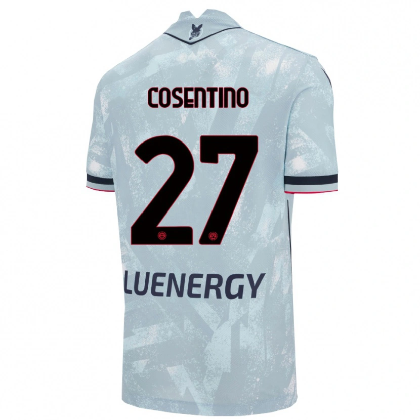 Danxen Niño Camiseta Sergio Cosentino #27 Azul Claro Negro 2ª Equipación 2025/26 La Camisa México