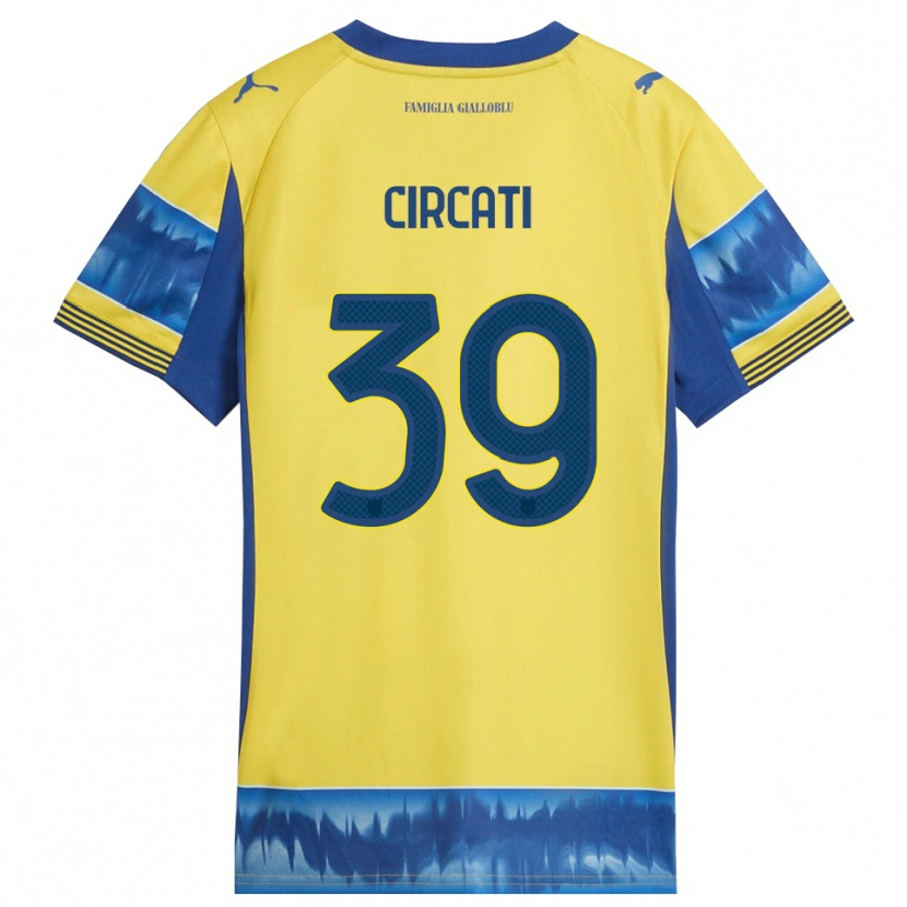 Danxen Niño Camiseta Alessandro Circati #39 Amarillo Azul 2ª Equipación 2025/26 La Camisa México