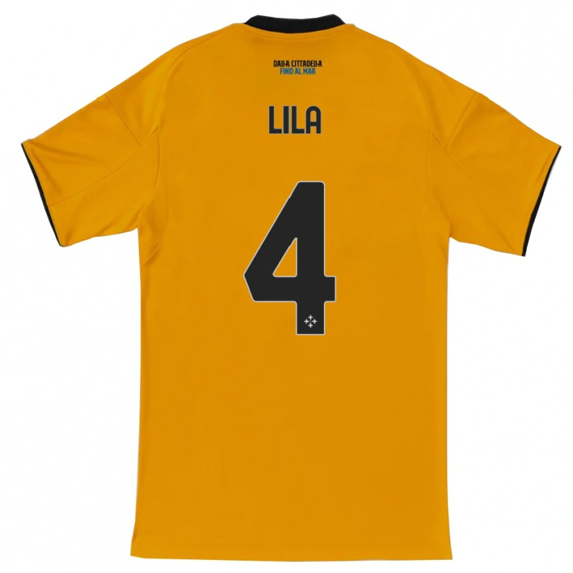 Danxen Niño Camiseta Fabjan Lila #4 Naranja Azul 2ª Equipación 2025/26 La Camisa México
