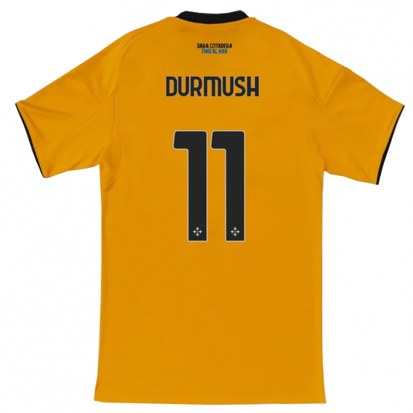 Danxen Niño Camiseta Mert Durmush #11 Naranja Azul 2ª Equipación 2025/26 La Camisa México