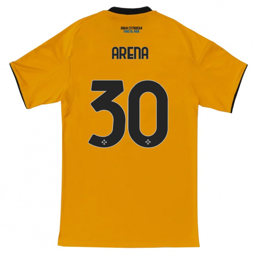 Danxen Niño Camiseta Alessandro Arena #30 Naranja Azul 2ª Equipación 2025/26 La Camisa México