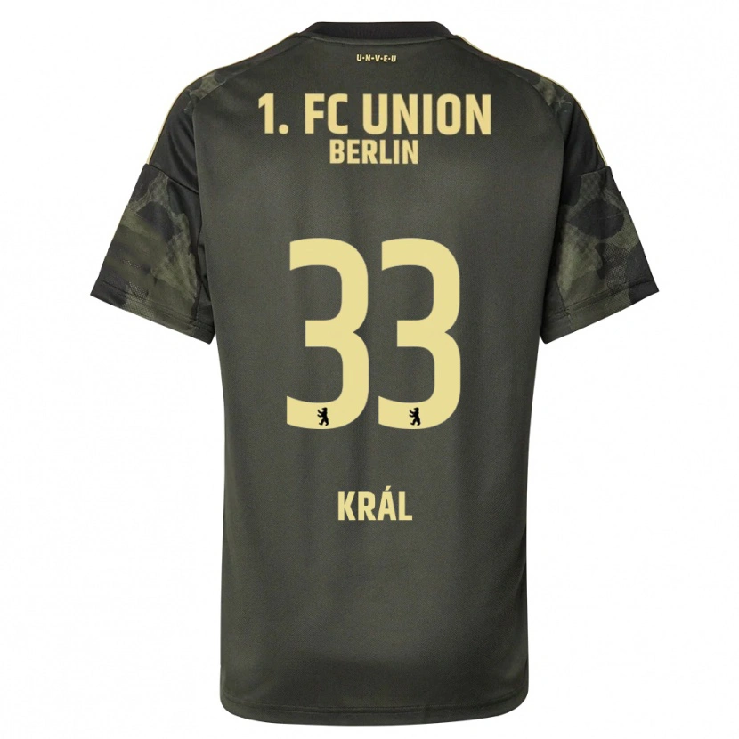 Danxen Niño Camiseta Alex Král #33 Verde Oscuro Negro 2ª Equipación 2025/26 La Camisa México