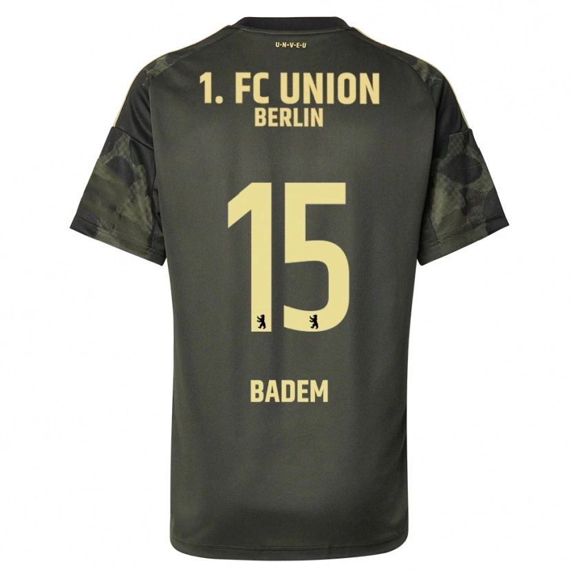 Danxen Niño Camiseta Mert Badem #15 Verde Oscuro Negro 2ª Equipación 2025/26 La Camisa México