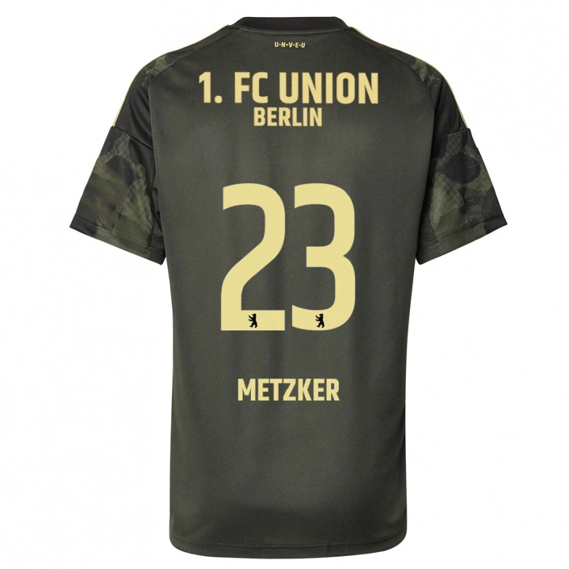 Danxen Niño Camiseta Pia Metzker #23 Verde Oscuro Negro 2ª Equipación 2025/26 La Camisa México