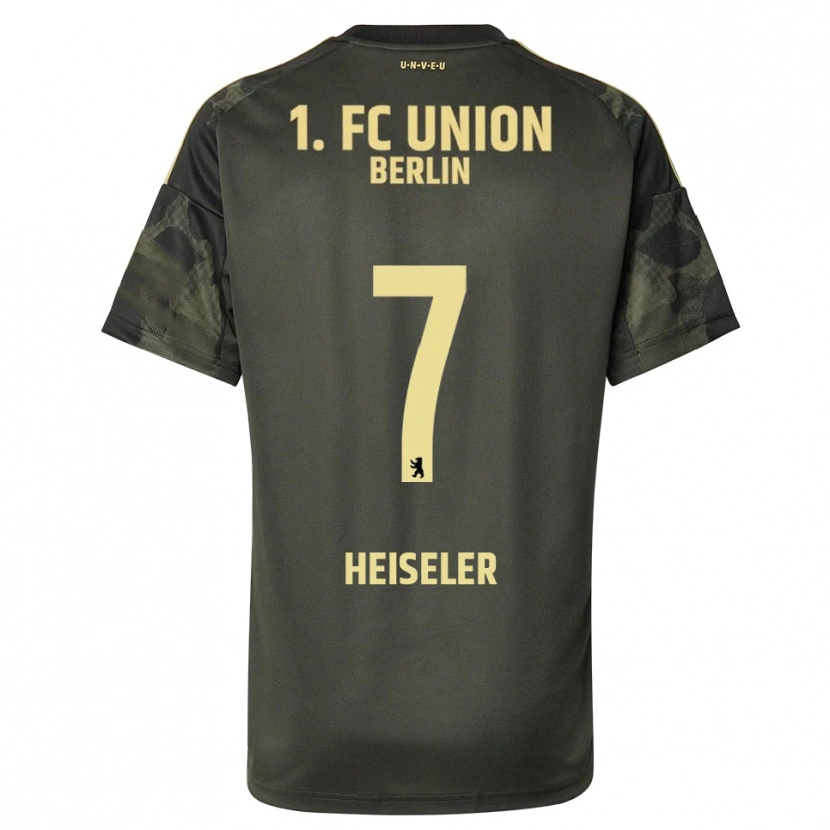 Danxen Niño Camiseta Lisa Heiseler #7 Verde Oscuro Negro 2ª Equipación 2025/26 La Camisa México