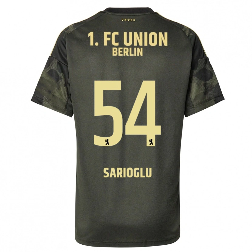 Danxen Niño Camiseta Defne Sarıoğlu #54 Verde Oscuro Negro 2ª Equipación 2025/26 La Camisa México