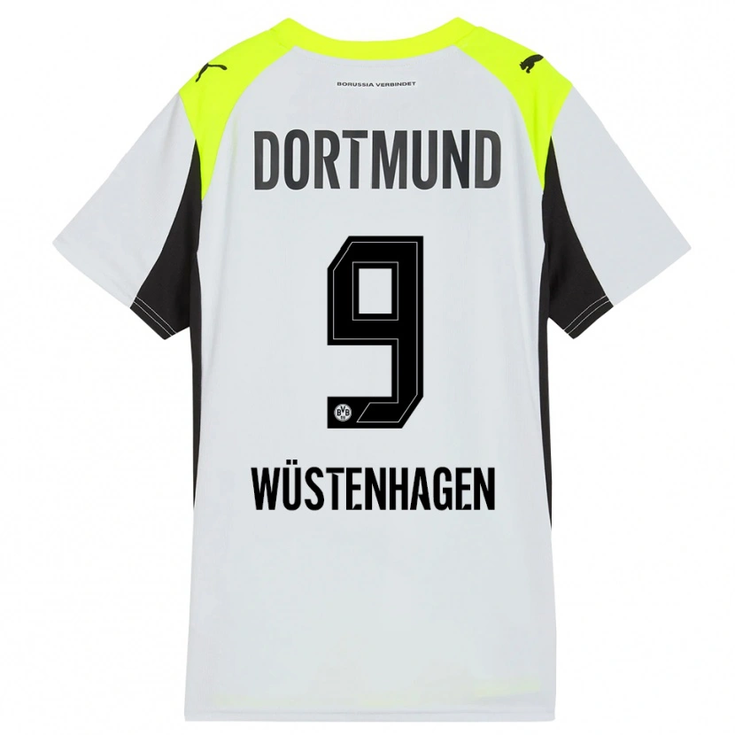 Danxen Niño Camiseta Bennedikt Wüstenhagen #9 Amarillo Fluorescente 2ª Equipación 2025/26 La Camisa México