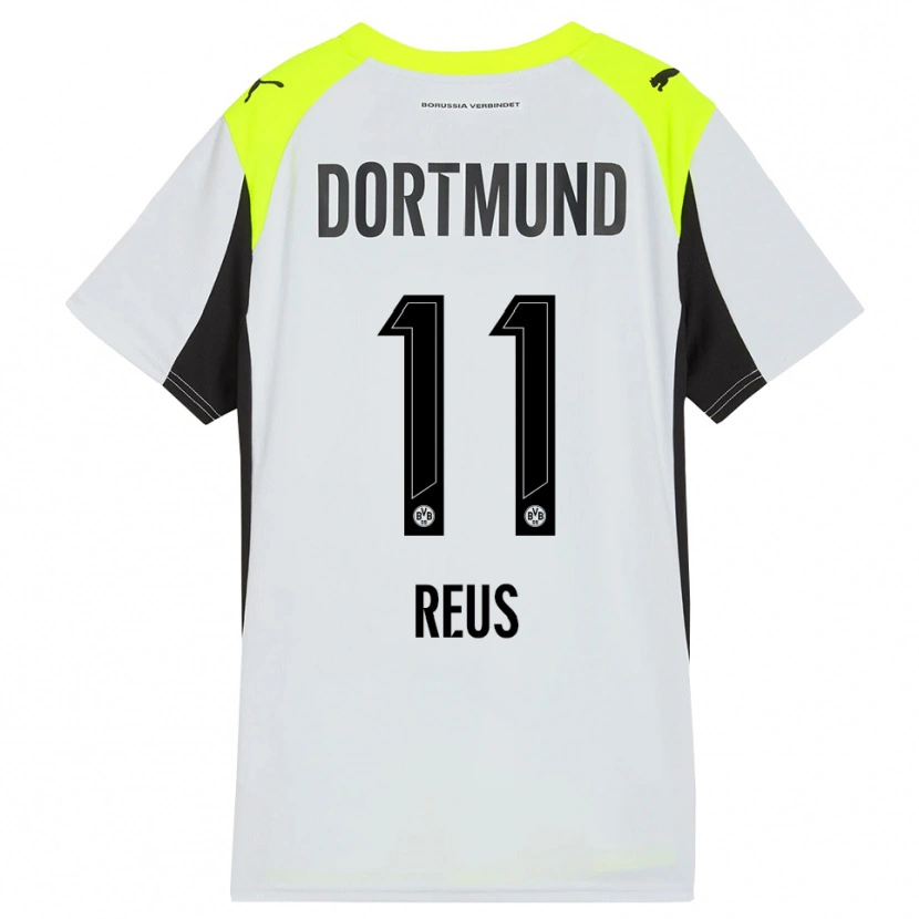 Danxen Niño Camiseta Marco Reus #11 Amarillo Fluorescente 2ª Equipación 2025/26 La Camisa México