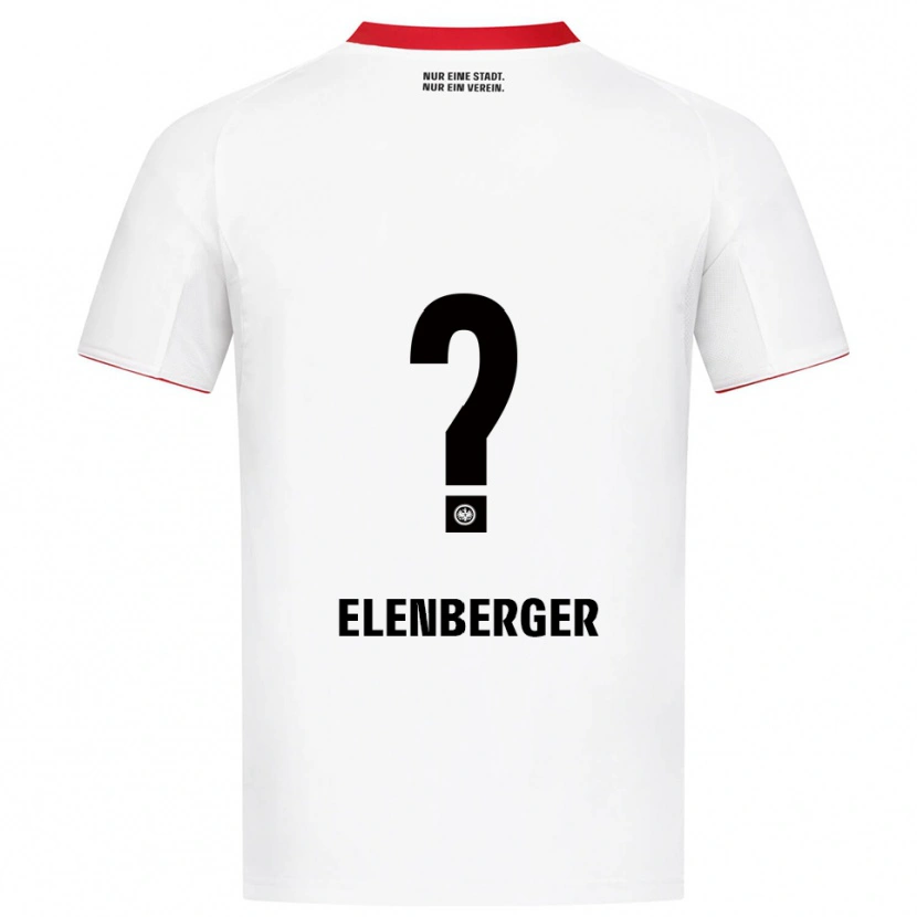 Danxen Niño Camiseta Samuel Elenberger #0 Blanco Rojo 2ª Equipación 2025/26 La Camisa México