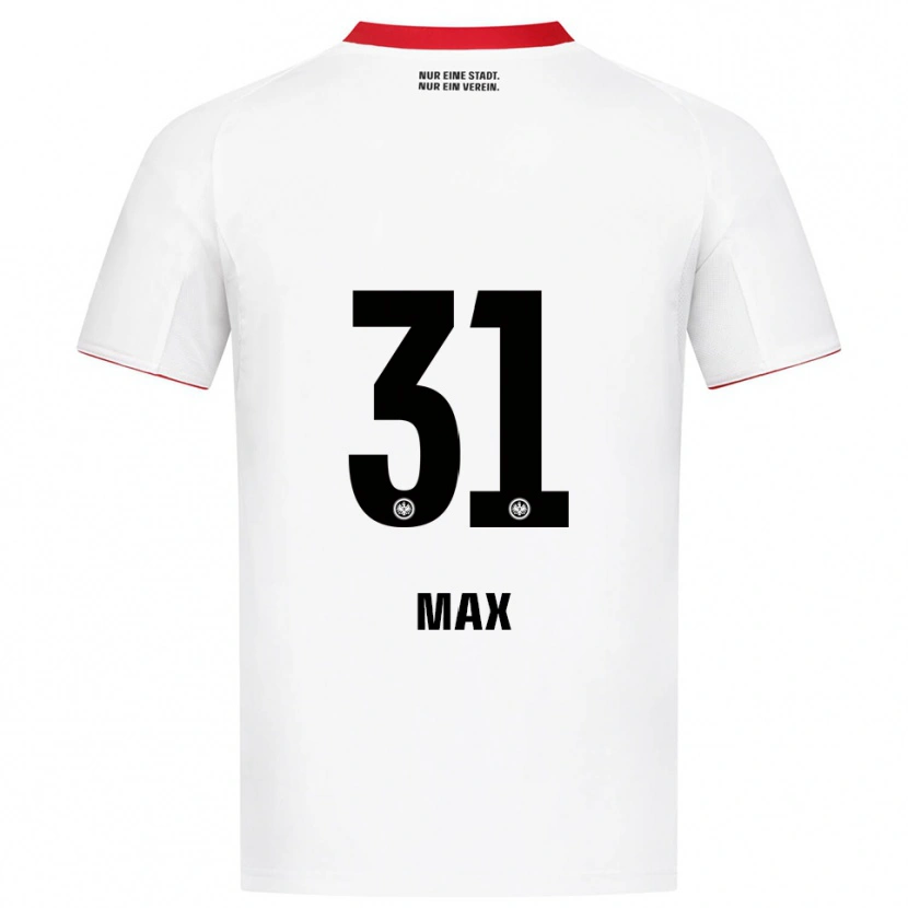 Danxen Niño Camiseta Philipp Max #31 Blanco Rojo 2ª Equipación 2025/26 La Camisa México