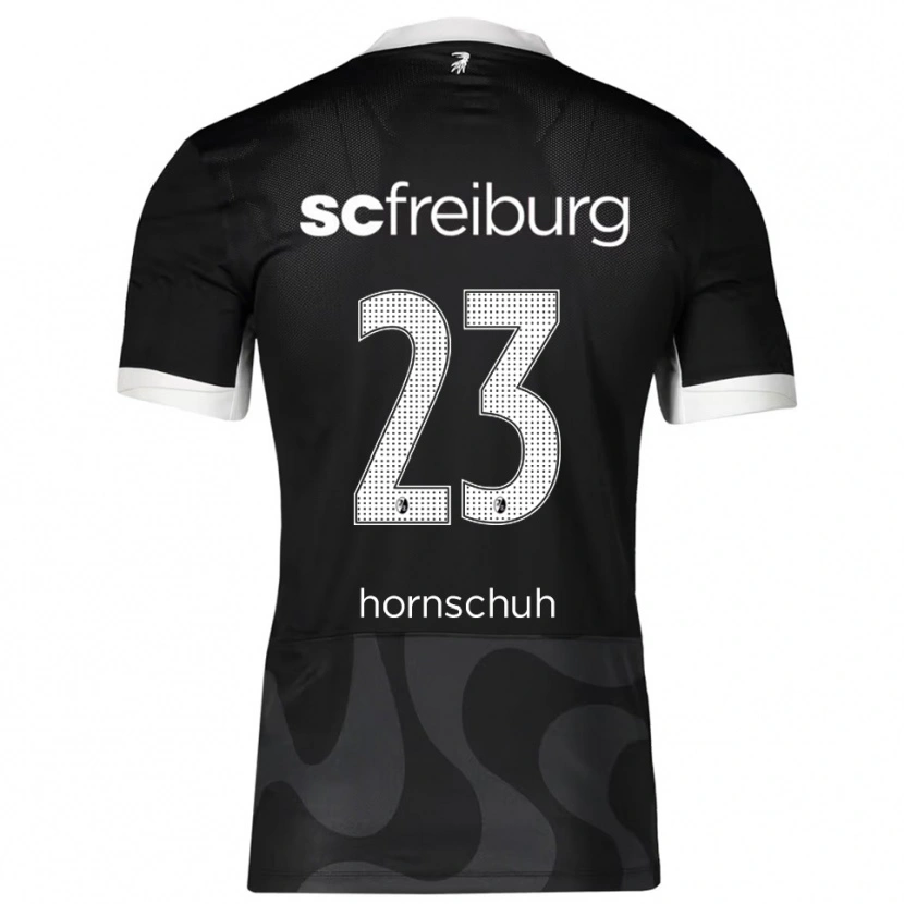 Danxen Niño Camiseta Marc Hornschuh #23 Negro Blanco 2ª Equipación 2025/26 La Camisa México
