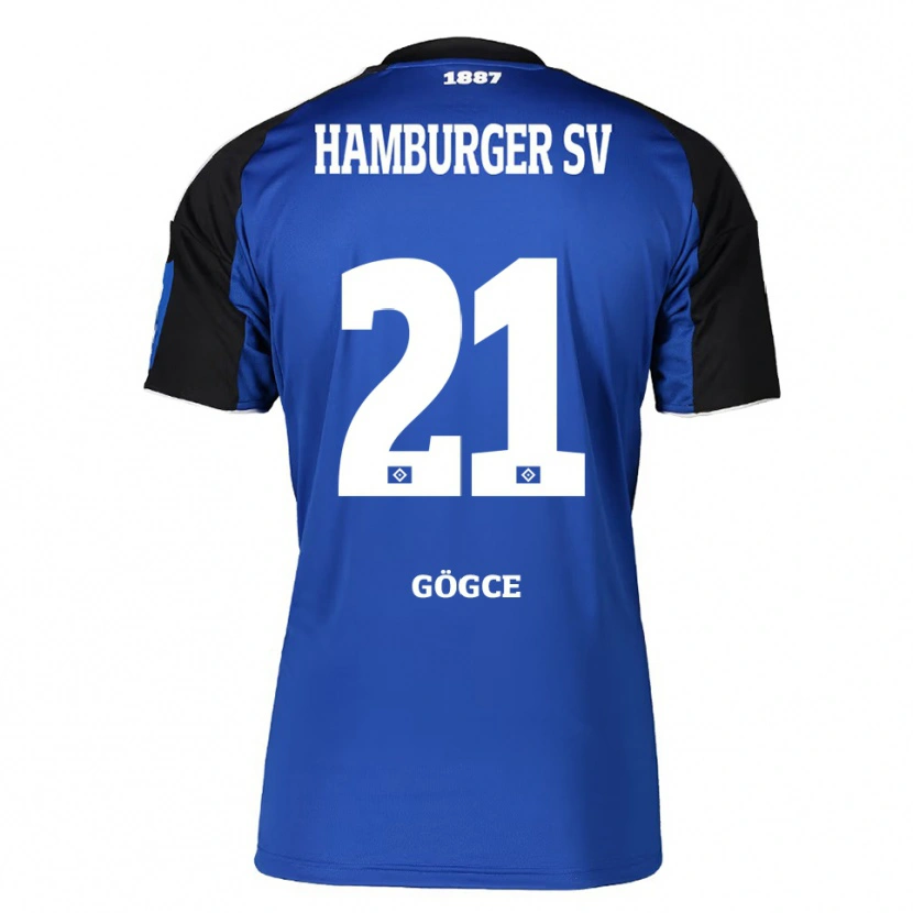 Danxen Niño Camiseta Keyhan Gögce #21 Azul Negro 2ª Equipación 2025/26 La Camisa México