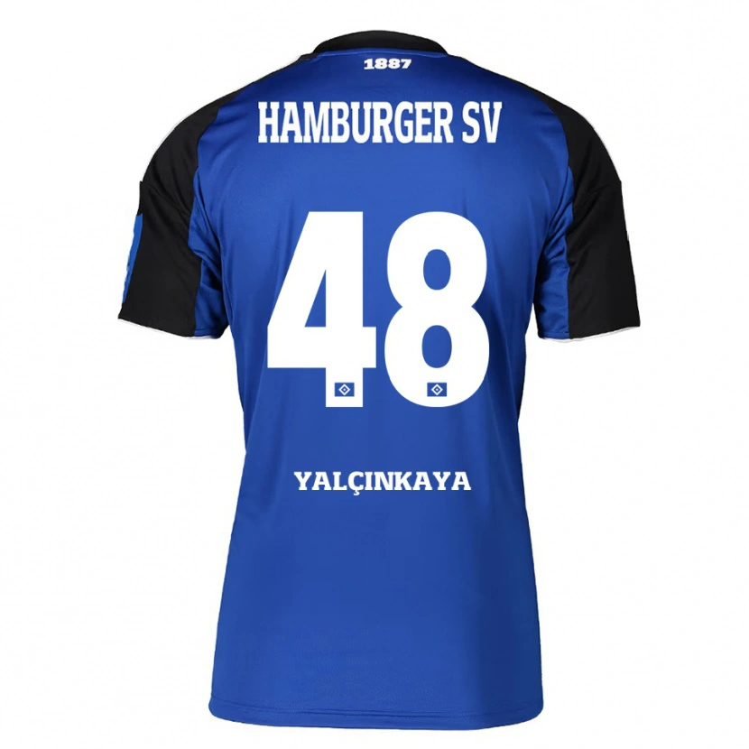 Danxen Niño Camiseta Bilal Yalcinkaya #48 Azul Negro 2ª Equipación 2025/26 La Camisa México