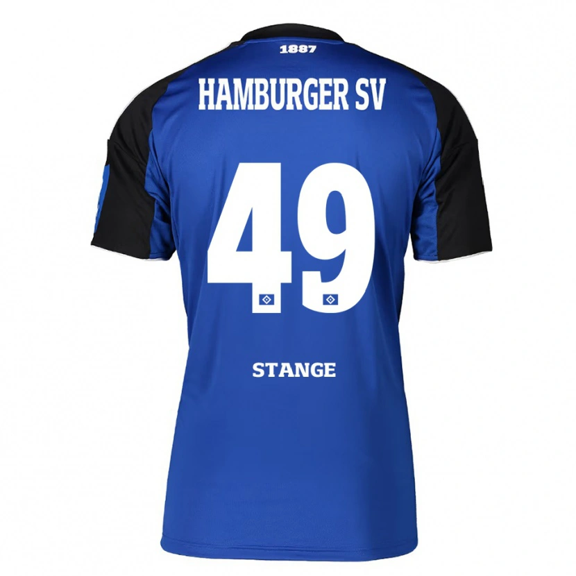 Danxen Niño Camiseta Otto Stange #49 Azul Negro 2ª Equipación 2025/26 La Camisa México