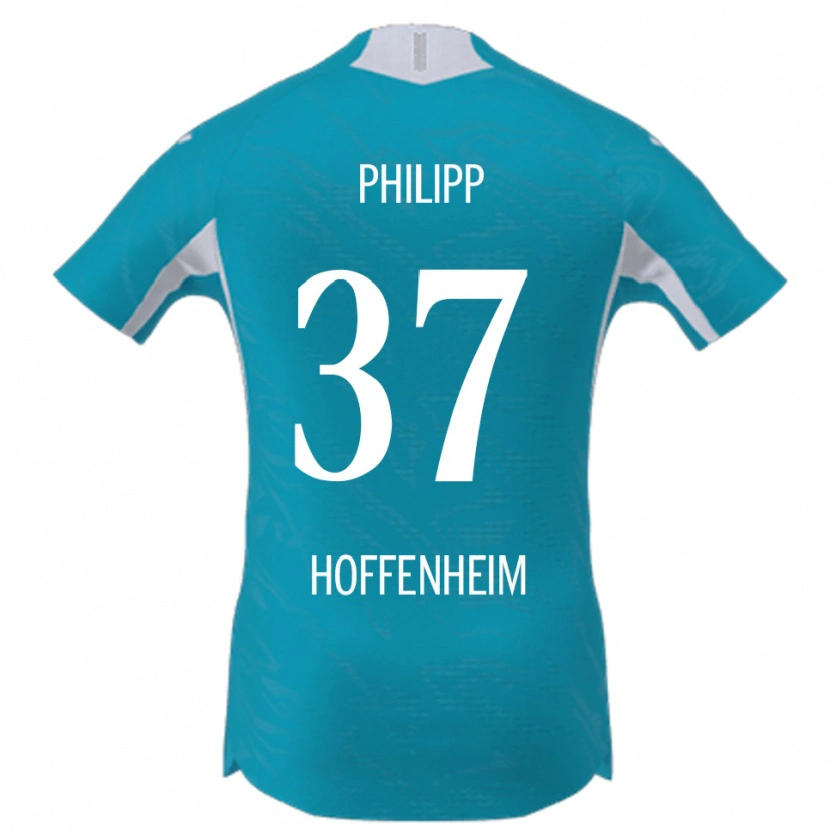 Danxen Niño Camiseta Luca Philipp #37 Azul Cielo 2ª Equipación 2025/26 La Camisa México