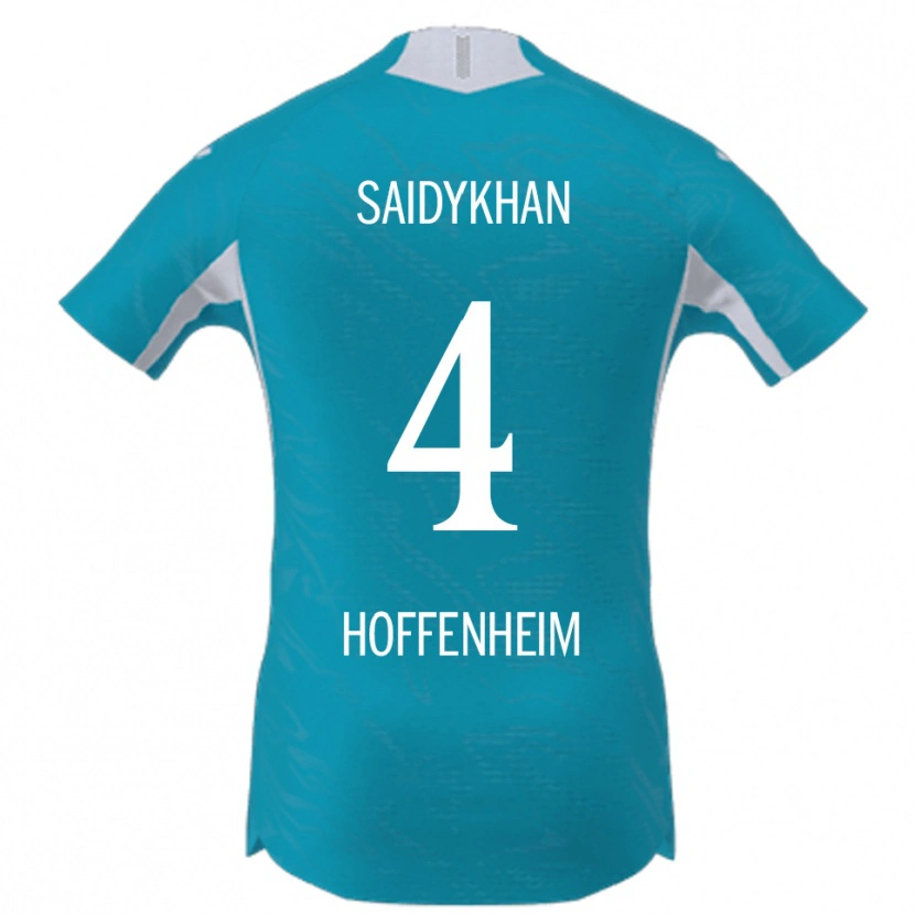 Danxen Niño Camiseta Ibrahim Saidykhan #4 Azul Cielo 2ª Equipación 2025/26 La Camisa México