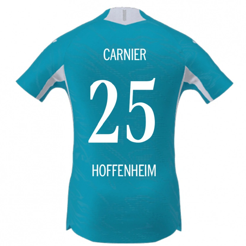 Danxen Niño Camiseta Alekseï Carnier #25 Azul Cielo 2ª Equipación 2025/26 La Camisa México