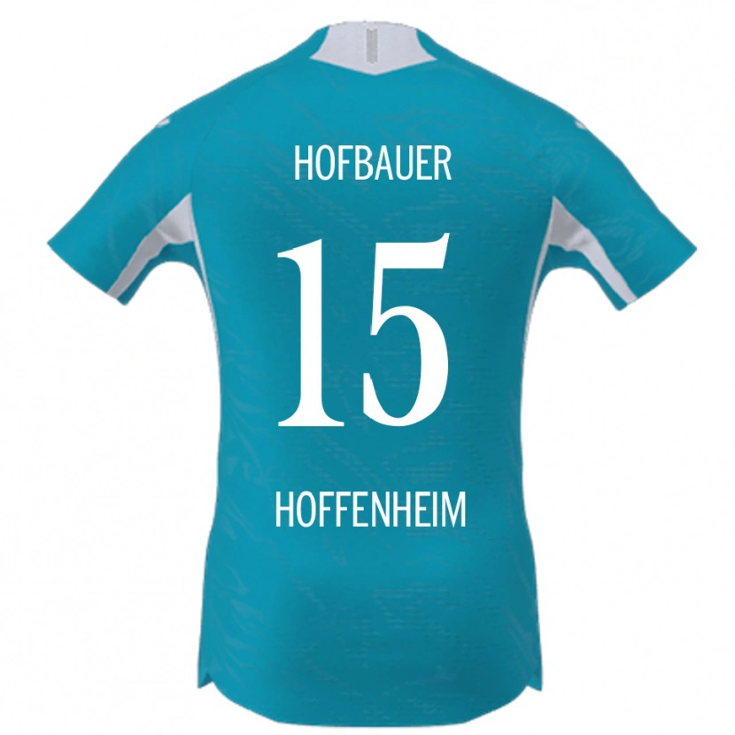 Danxen Niño Camiseta Anton Hofbauer #15 Azul Cielo 2ª Equipación 2025/26 La Camisa México