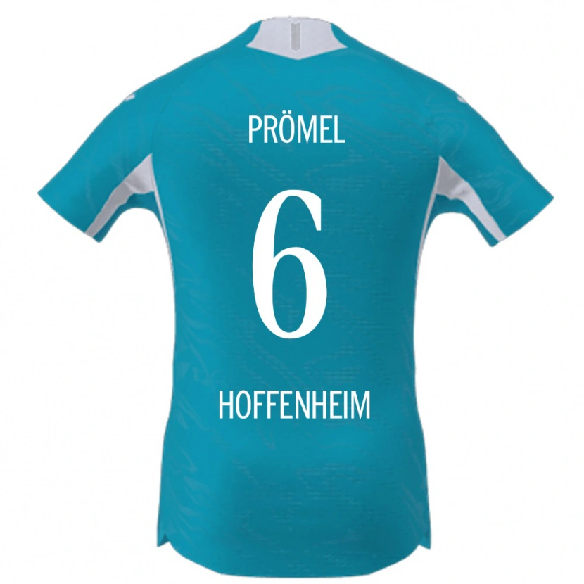 Danxen Niño Camiseta Grischa Prömel #6 Azul Cielo 2ª Equipación 2025/26 La Camisa México
