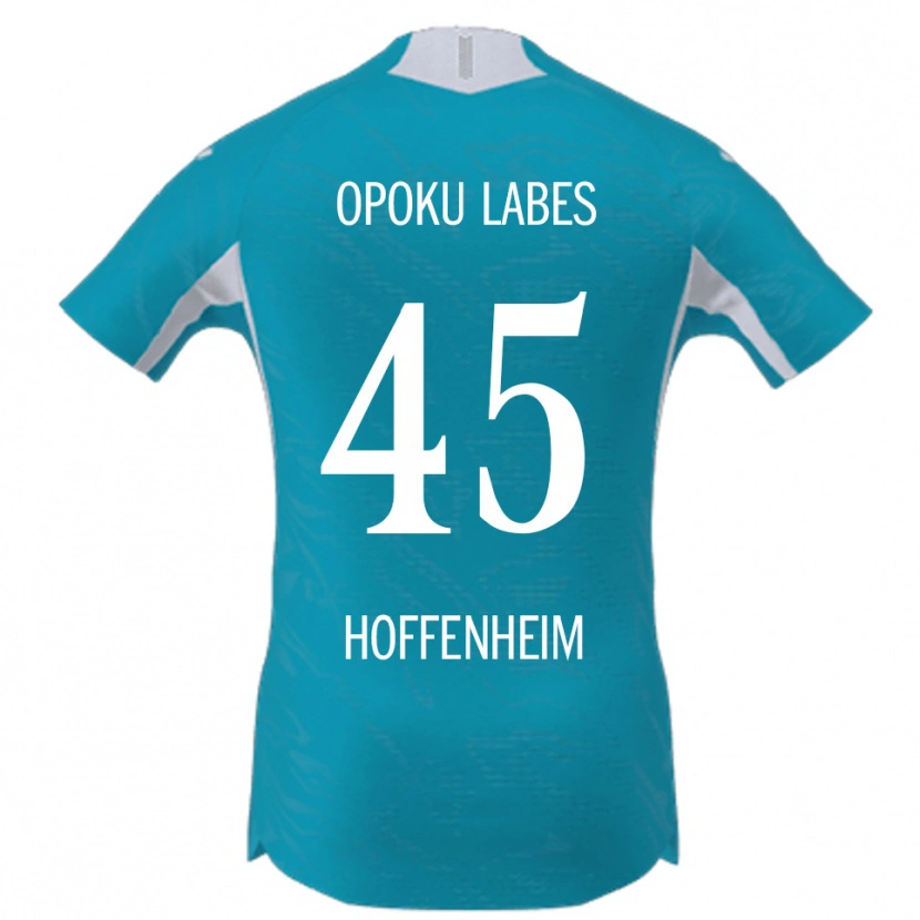 Danxen Niño Camiseta Ben Opoku Labes #45 Azul Cielo 2ª Equipación 2025/26 La Camisa México