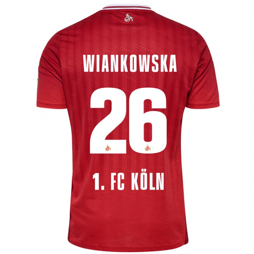 Danxen Niño Camiseta Martyna Wiankow­ska #26 Rojo Blanco 2ª Equipación 2025/26 La Camisa México