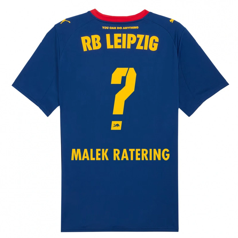 Danxen Niño Camiseta Jakob Malek Ratering #0 Marino Rojo 2ª Equipación 2025/26 La Camisa México