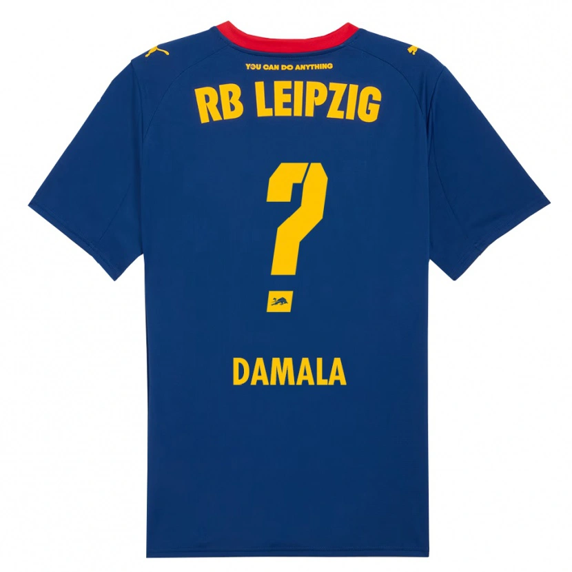 Danxen Niño Camiseta Bilal Damala #0 Marino Rojo 2ª Equipación 2025/26 La Camisa México