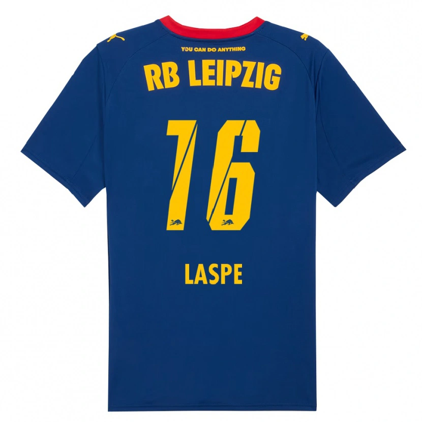 Danxen Niño Camiseta Hannes Laspe #16 Marino Rojo 2ª Equipación 2025/26 La Camisa México