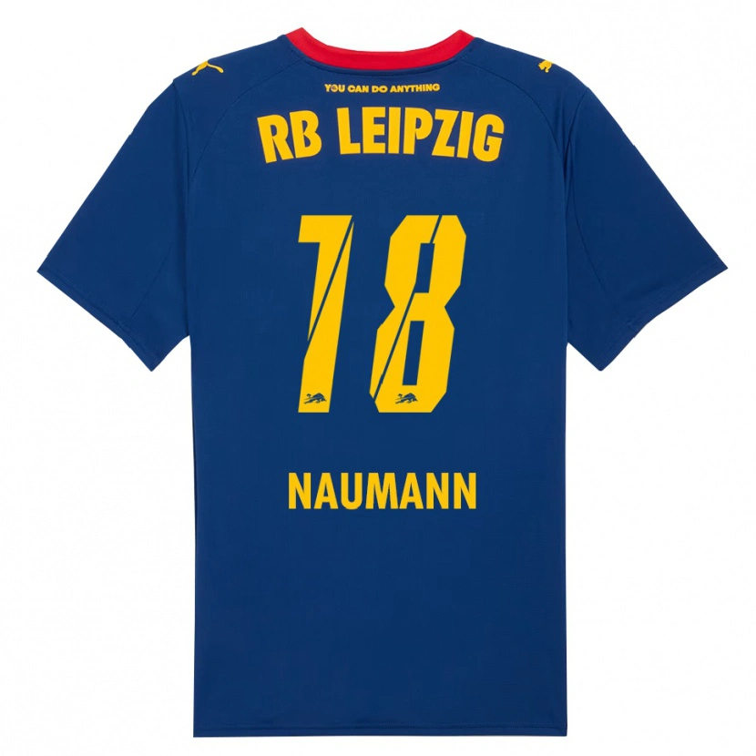 Danxen Niño Camiseta Carlos Naumann #18 Marino Rojo 2ª Equipación 2025/26 La Camisa México