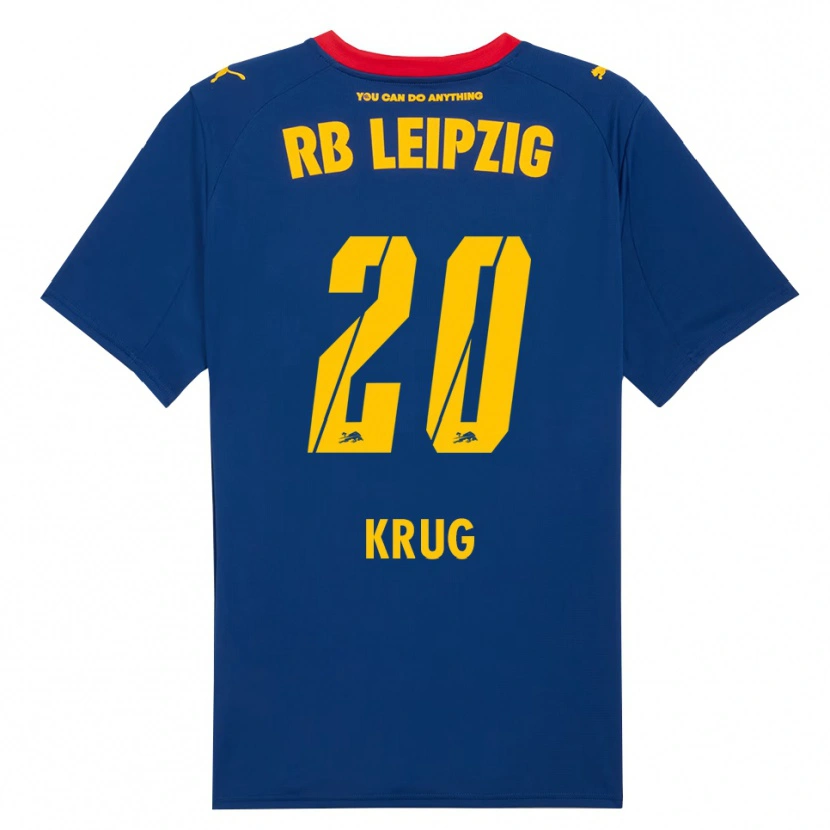 Danxen Niño Camiseta Victoria Krug #20 Marino Rojo 2ª Equipación 2025/26 La Camisa México